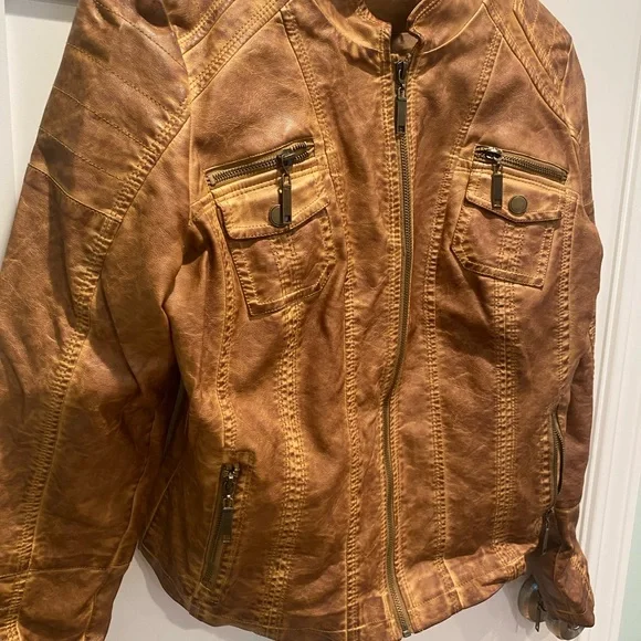 Camel color bomber jacket - Picture 2 of 6